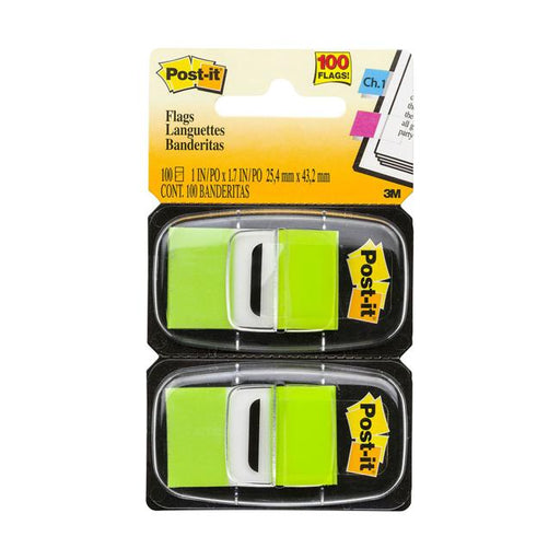 Post-it Flags 680-BG2 25x43mm Bright Green Pack of 2-Marston Moor