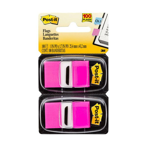 Post-it Flags 680-BP2 25x43mm Bright Pink Pack of 2-Marston Moor