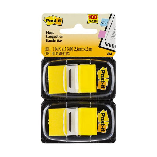Post-it Flags 680-YW2 25x43mm Yellow Pack of 2-Marston Moor