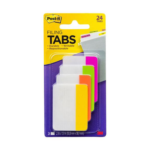 Post-it Filing Tabs 686-PLOY 50x38mm Bright Pack of 4-Marston Moor