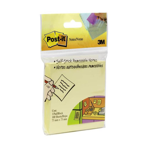 Post-it Notes Yellow 654-HBY 76x76mm Pad Hangsell-Marston Moor