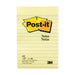 Post-it Notes Yellow 660 Lined  101x152mm 100 sheet pad-Marston Moor