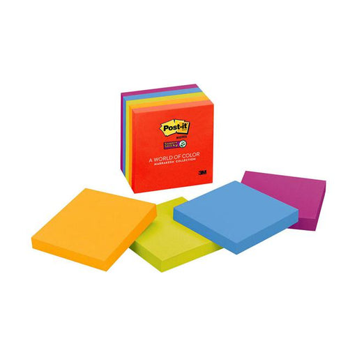 Post-it Super Sticky Notes 654-5SSAN 76x76mm Marrakesh Pack of 5-Marston Moor