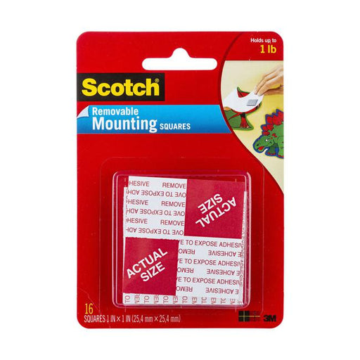 Scotch Mounting Squares Removable 108 25.4x5.4mm Pkt/16-Marston Moor