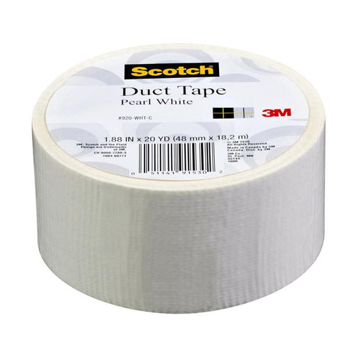 Scotch Duct Tape 920-WHT 48mm x 18.2m Pearl White-Marston Moor