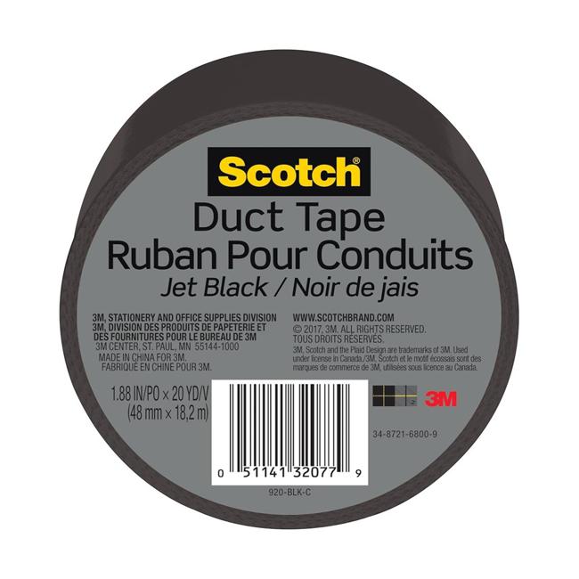 Scotch Duct Tape 920-BLK 48mm x 18.2m Jet Black-Marston Moor