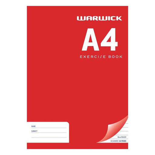Warwick Exercise Book 32 Leaf A4 Ruled 8mm-Marston Moor