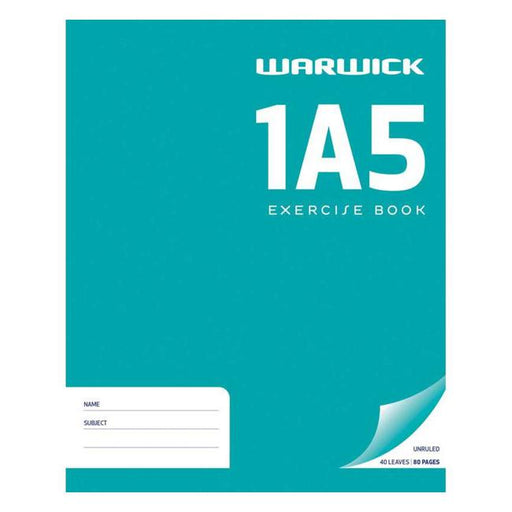 Warwick Exercise Book 1A5 40 Leaf Unruled 255x205mm-Marston Moor