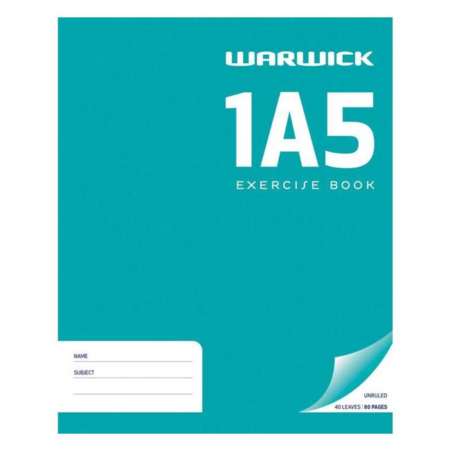 Warwick Exercise Book 1A5 40 Leaf Unruled 255x205mm-Marston Moor