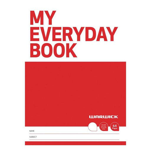 Warwick FSC Mix 70% My Everyday Book Unruled 64 Page-Marston Moor