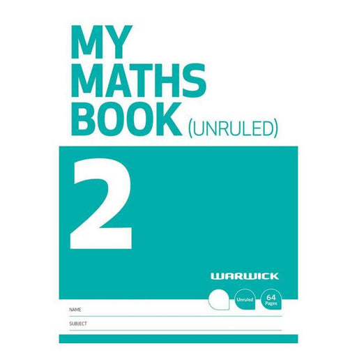 Warwick FSC Mix 70% My Maths Book 2 Unruled 64 Page-Marston Moor