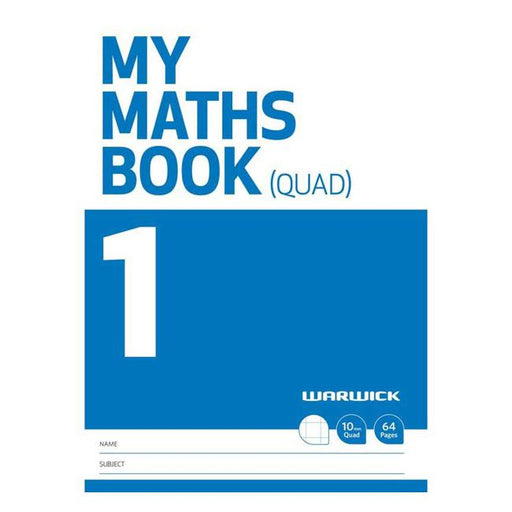 Warwick FSC Mix 70% My Maths Book 1 10mm Quad 64 Page-Marston Moor