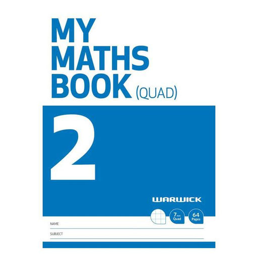 Warwick FSC Mix 70% My Maths Book 2 7mm Quad 64 Page-Marston Moor