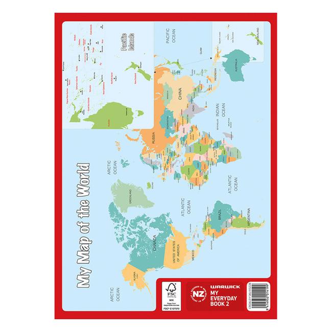 Warwick FSC Mix 70% My Everyday Book 2 Unruled & 7mm Ruled Alternate 64 Page-Marston Moor