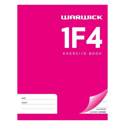 Warwick Exercise Book 1F4 24 Leaf Ruled 12mm 230x180mm-Marston Moor