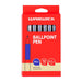 Warwick Pen Ballpoint Blue Retractable Medium Box 12 Comfort Grip-Marston Moor