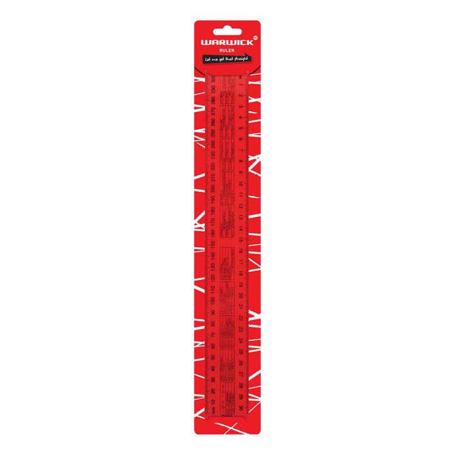 Warwick Ruler Clear 30cm-Marston Moor