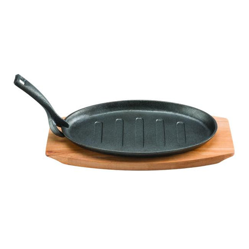 Pyrolux Pyrocast Oval Sizzle Plate With Tray-Marston Moor
