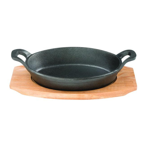 Pyrolux Pyrocast Oval Gratin 17x12.5cm with Tray-Marston Moor