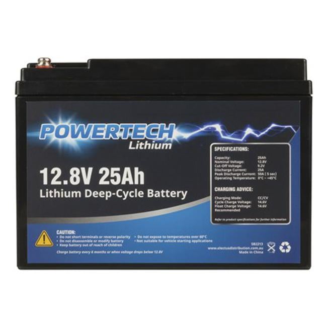 12.8V 25Ah Lithium Deep Cycle Battery