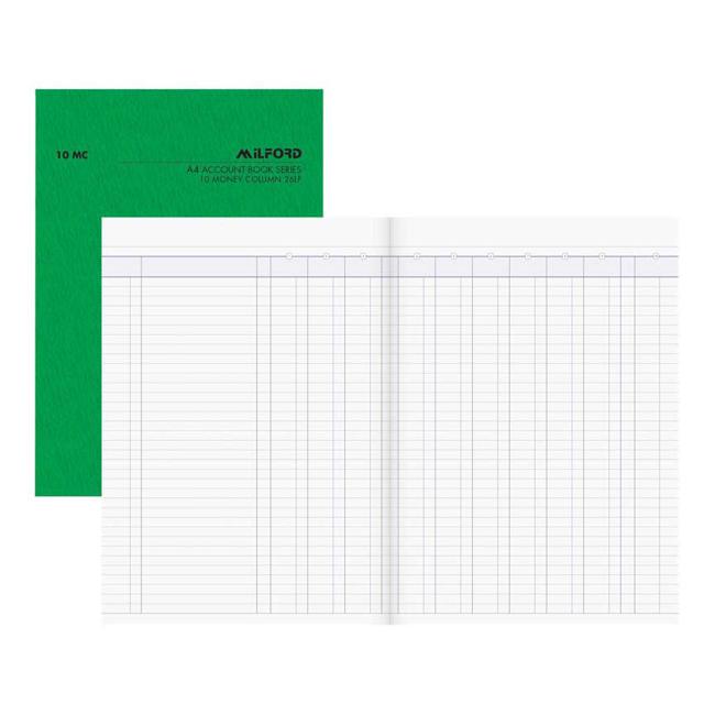 Milford A4 10 Money Column 26 Leaf Limp Analysis Book-Marston Moor
