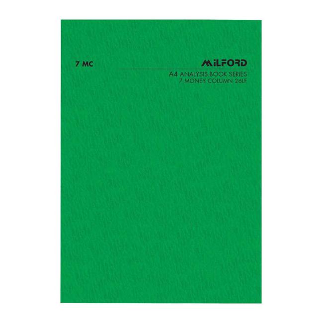 Milford A4 7 Money Column 26 Leaf Limp Analysis Book-Marston Moor