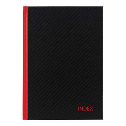 Milford Notebook Indexed Red & Black A4 100lf-Marston Moor