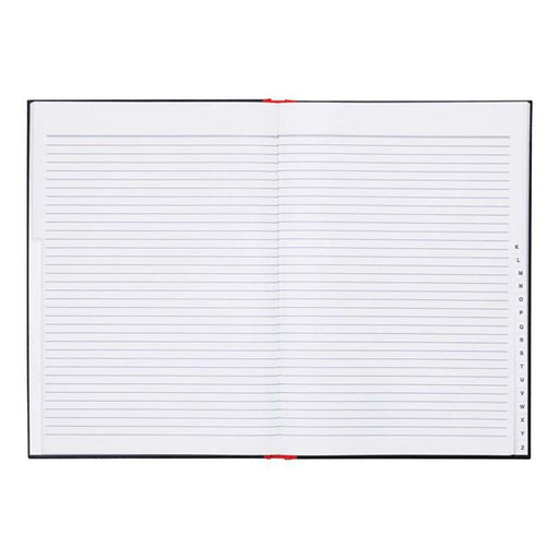 Milford Notebook Indexed Red & Black A4 100lf-Marston Moor
