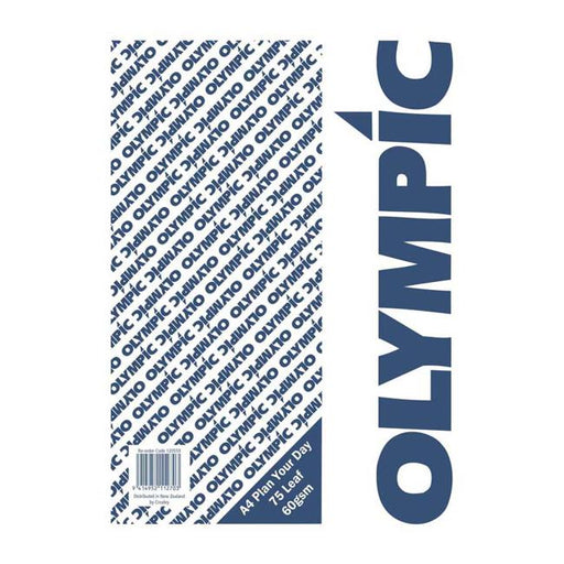 Olympic Pad A4 Plan Your Day 75 Leaf 60gsm-Marston Moor