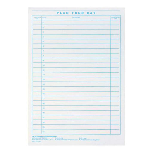 Olympic Pad A4 Plan Your Day 75 Leaf 60gsm-Marston Moor