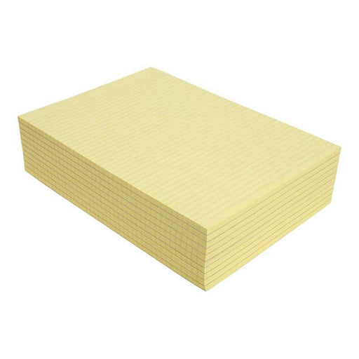 Olympic Topless Pad A4 Yellow 100 Leaf 80gsm-Marston Moor