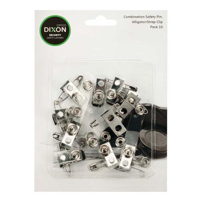 Dixon Id Pin Clip Strap Pack 10 Hangsell