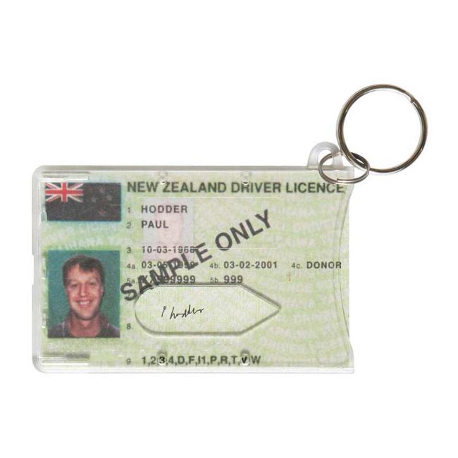 Dixon Key Ring License Holder For Nz Drivers License