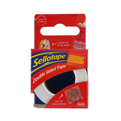 Sellotape Double Sided 15mmx5m Boxed-Marston Moor