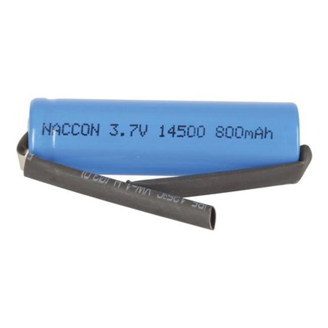 14500 Rechargeable Li-Ion Battery 800Mah 3.7V Solder Tag