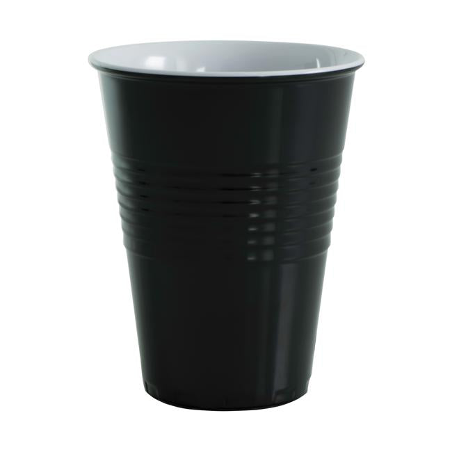 Serroni Miami Melamine 2/T 400ml Cup-Blk-Marston Moor