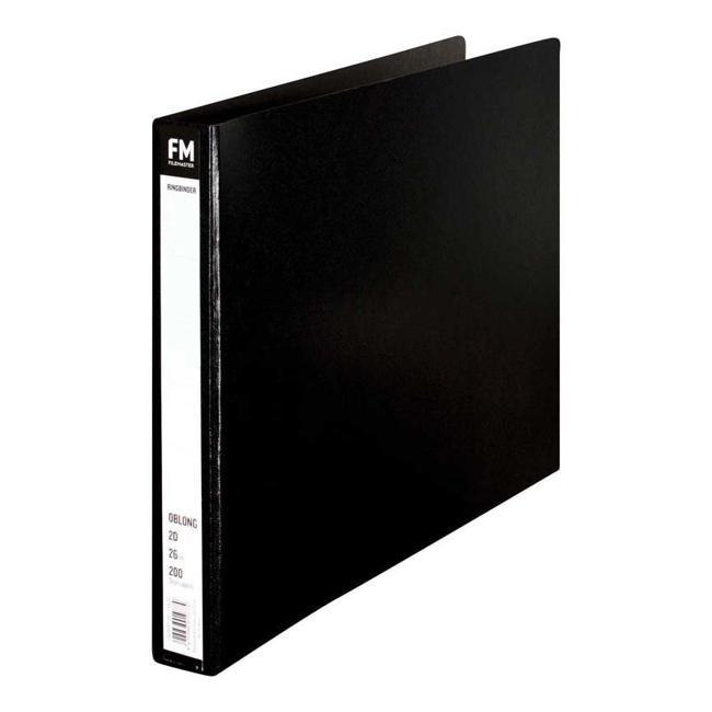 FM Ringbinder A3 2/26 Oblong Black Trunkboard