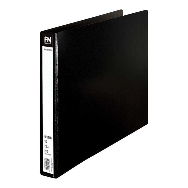 FM Ringbinder A3 3/26 Oblong Black Trunkboard