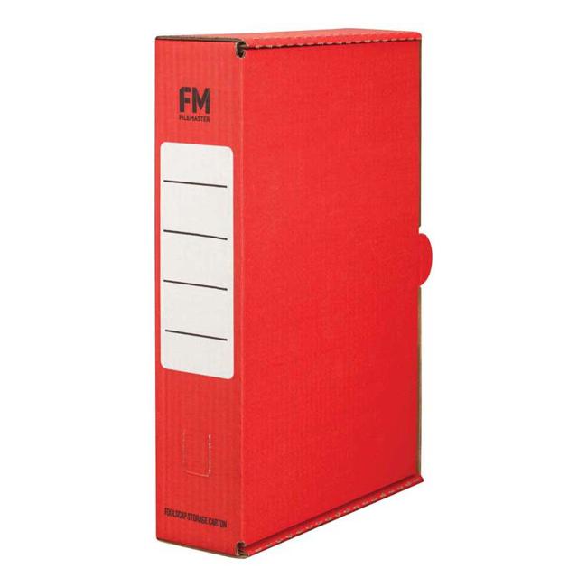 FM Storage Carton Red Foolscap
