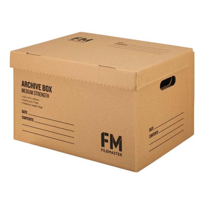FM Box Archive Kraft Medium*** Strength 425x275x330mm Inside Measure