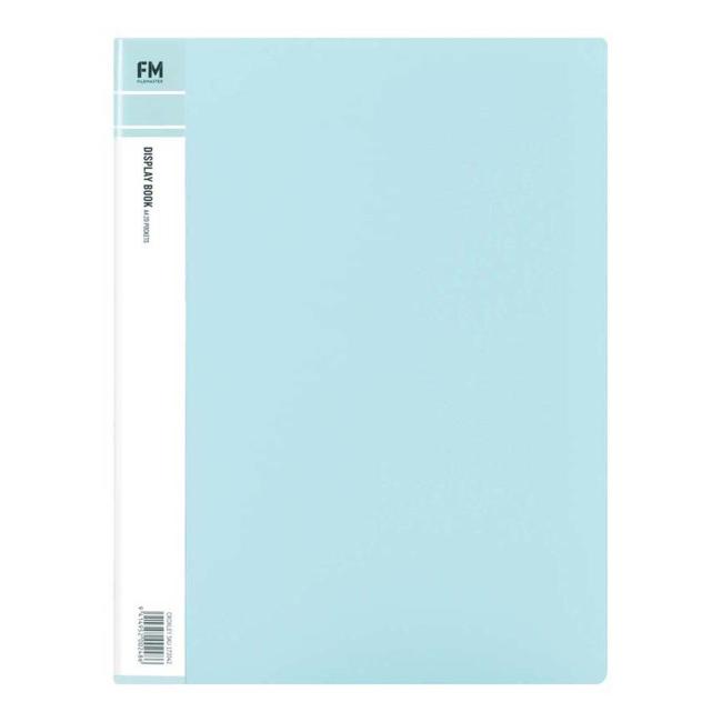 FM Display Book Pastel A4 Baby Blue 20 Pocket