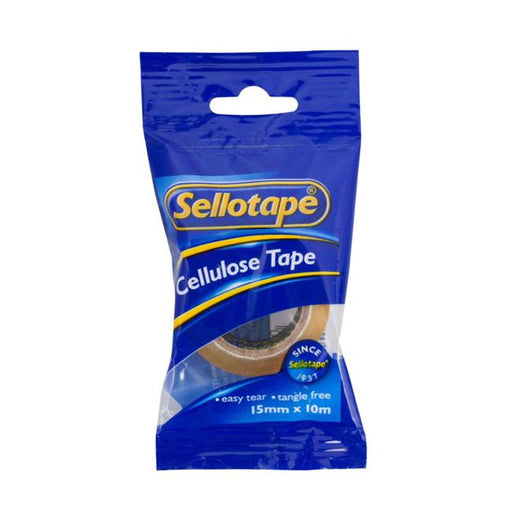 Sellotape 3250 Cellulose Tape Display Box 15mmx10m-Marston Moor