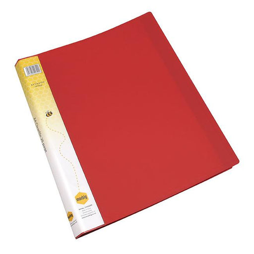 Marbig display book a4 20pg red-Marston Moor