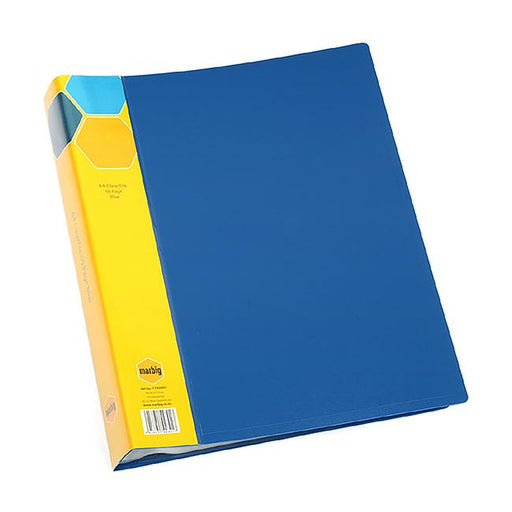 Marbig display book a4 60pg blue-Marston Moor