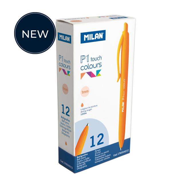 Milan P1 Touch Colours Ballpoint Pen Orange-Marston Moor