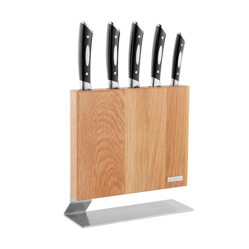 Scanpan Kattegat 6PC Knife Block Oak-Marston Moor