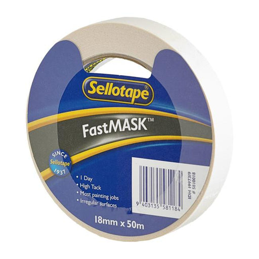 Sellotape 5810 Fastmask 18mmx50m-Marston Moor