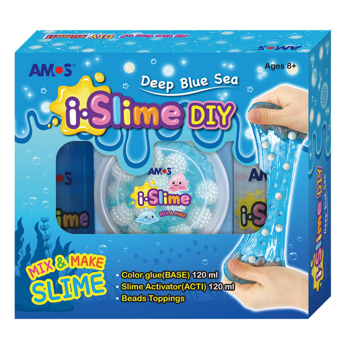 AMOS i.SLIME DIY SLIME MAKING KIT DEEP BLUE SEA
