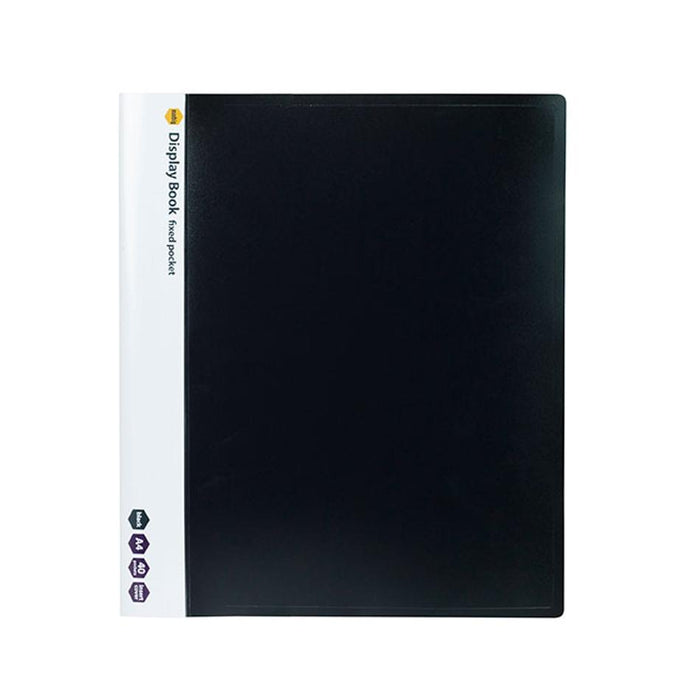 Marbig Non-Refillable Display Book 40 Pocket Black 2003902