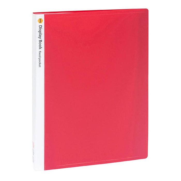 Marbig Non-Refillable Display Book 40 Pocket Red 2003903